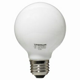 ☆YAZAWA　ボール電球60W形ホワイト　GW100V57W70