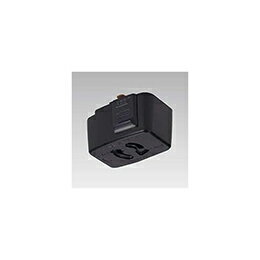 ☆YAZAWA ライティングダクト用抜け止コンセントプラグ ブラックSF6013BK