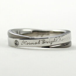 ☆Pure 金属アレルギー対応 ノンアレルギー ステンレス316L ダイヤモンド ペア リング PMS-016-19