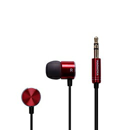 ☆NAGAOKA アルミニウムハウジング ハイレゾイヤホン P908 レッド P908RD