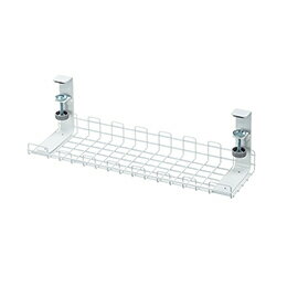 ☆サンワサプライ ケーブル配線トレー　ワイヤー Sサイズ　汎用タイプ　ホワイト CB-CT4W