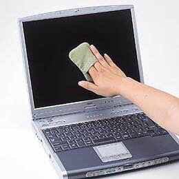 ☆サンワサプライ ディスプレイクリーニングパッド(グリーン) CD-CC23G