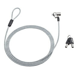 ☆サンワサプライ NobleWedgeスロット対応セキュリティワイヤー(eセキュリティ・鍵No.1) SLE-35S-1