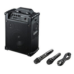 ☆サンワサプライ ワイヤレスマイク付き拡声器スピーカー MM-SPAMP10