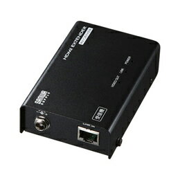 HDMIエクステンダーの送信機から出力された映像・音声を受信する専用受信機。