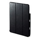 ☆サンワサプライ iPad 10.2インチ Apple Pencil収納ポケット付きケース ブラック PDA-IPAD1614BK(2)