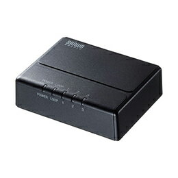 ☆サンワサプライ ギガビット対応 スイッチングハブ(3ポート・マグネット付き) LAN-GIGAP301BK