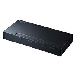 切換集線器 - ☆サンワサプライ ギガビット対応 スイッチングハブ(24ポート・マグネット付き) LAN-GIGAP2402BK