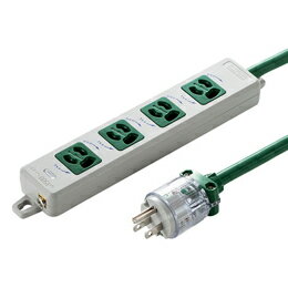 ☆サンワサプライ 医用接地プラグ付き電源タップ TAP-HPM4-5G