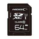 HIDISC SDXCJ[h 64GB CLASS10 UHS-1Ή HDSDX64GCL10UIJP3