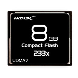 ☆HIDISC CFカード 8GB 233x Read35MB/s MLCチップ搭載 HDCF8G233XJP3