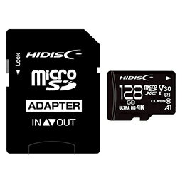 ☆HIDISC 超高速microSDXCカード 128GB CLASS10 UHS-I Speed class3, A1対応 HDMCSDX128GCL10V30 ☆HIDISC 超高速microSDXCカード 128GB CLASS10 UHS-I Speed class3, A1対応 HDMCSDX128GCL10V30