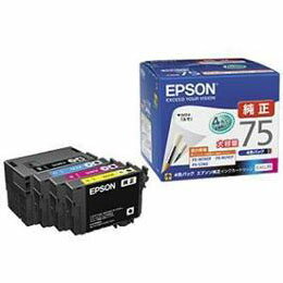 ☆EPSON 純正インクカートリッジ(4色セット・大容量) IC4CL75 ☆EPSON 純正インクカートリッジ(4色セット・大容量) IC4CL75