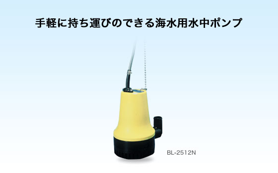工進 コーシン 海水用水中ポンプ マリンペット 口径25mm DC24V [BL-2524N]＜代引不可＞