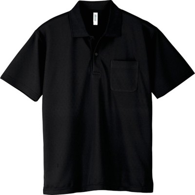 glimmer ドライポロシャツー00330-AVP-ブラック-LL 00330-AVP-BLK-LL