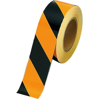 ユニット ユニフロアテープ(黄黒)50×20M 863-016メーカー：ユニット(株)【特長】●色の使い分けで様々な意味合いの区画表示ができます。●オレフィン系フィルムを使用し、燃焼時に有毒な塩素ガスを発生しません。●再剥離時に粘着剤が残りにくいです。【用途】●工場内の通路確保表示、危険箇所明示、置場スペースの区分けに。●施設、店舗などの通路表示に。【仕様】●色:イエロー/ブラック●幅(mm):50●長さ(m):20●厚さ(mm):0.16●テープカット条件:ハサミ、カッターが必要●筆記可否:不可【仕様2】●セパレーター台紙無●再剥離タイプ●別作可否:不可●タイプ(屋内/屋外):屋内【材質／仕上】●基材:オレフィン系フィルム【注意】●貼る前に床の埃、汚れ(特に油分)をきれいに取り除いてください。●フォークリフト等の走行路には使用しないでください。●糊は貼替えのできる再剥離型粘着剤を使用しています。●足で強くひきずったり、靴底で引っ掛けたり、荷物の移動で擦ったりするような場所等では剥がれる恐れがありますのでご注意下さい。【商品情報】品番：863-016発注コード：1841885JANコード：4571181541683発注単位：1巻入数：1原産国：日本質量：200G※画像はイメージです。