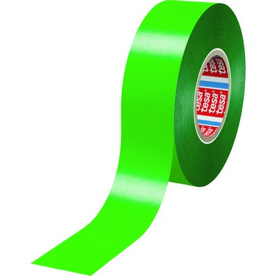 tesa ラインマーキングテープ 緑 50mmX33m 4169N-PV8-GNメーカー：テサテープ(株)【特長】●貼るだけできれいなラインが引け、面倒なマスキング作業は不要です。●強靭かつシワになりません。【用途】●屋内用。●工場、倉庫のラインマーキング。●店舗などの床面で、商品置き場、歩行路の区分表示。●学校・病院などの廊下での行先表示。【仕様】●色:緑●幅(mm):50●長さ(m):33●厚さ(mm):0.2●テープカット条件:ハサミ、カッターが必要●粘着力(N/10mm):1.6●引張強度(N/10mm):45●粘着力:1.6N/10mm ●伸び(%):260【仕様2】●粘着力:1.6N/10mm●引張強度:36N/10mm●伸び:260%●切断にはカッターが必要●はく離紙なし【材質／仕上】●基材:軟質塩化ビニール(鉛不使用)●粘着剤:ゴム系【商品情報】品番：4169N-PV8-GN発注コード：4911288JANコード：4545722084984原産国：台湾質量：490G※画像はイメージです。