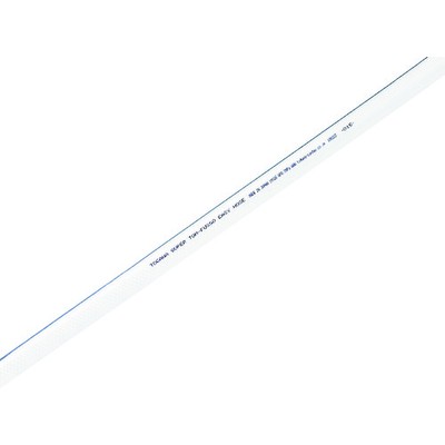 十川 スーパートムフッ素イージーホース 12×18mm 10m FE-12-10メーカー：十川産業(株)【特長】●非粘着・低溶出・耐薬品性・耐溶剤性に優れ、導電性も兼ね備えた柔軟フッ素ホースです。【用途】●塗料・溶剤配管・化学薬品・飲料水・食品配管に。【仕様】●長さ(m):10●内径(mm):12●外径(mm):18●使用圧力(MPa):1.0●許容曲げ半径(mm以上):60●使用温度範囲(°C):-20~60●使用流体:塗料、溶剤、化学製品、各種食品●長さ(mm):10000【仕様2】●色:半透明【材質／仕上】●耐溶性ウレタン樹脂(導電性樹脂ライン・ポリエステル糸入り)●内面フッ素樹脂【商品情報】品番：FE-12-10発注コード：1188081JANコード：4920048594148原産国：日本質量：1.78KG※画像はイメージです。