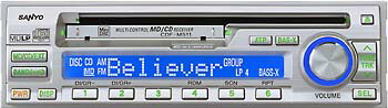 SANYO サンヨー オーデ

ィオ 1DIN CDF-MS11J