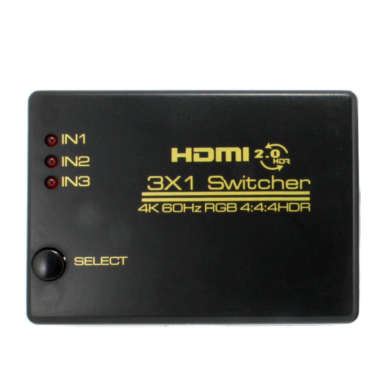 4K対応 リモコン付 3ポートHDMI 切替器 3入力1出力切り替えHDMIセレクター