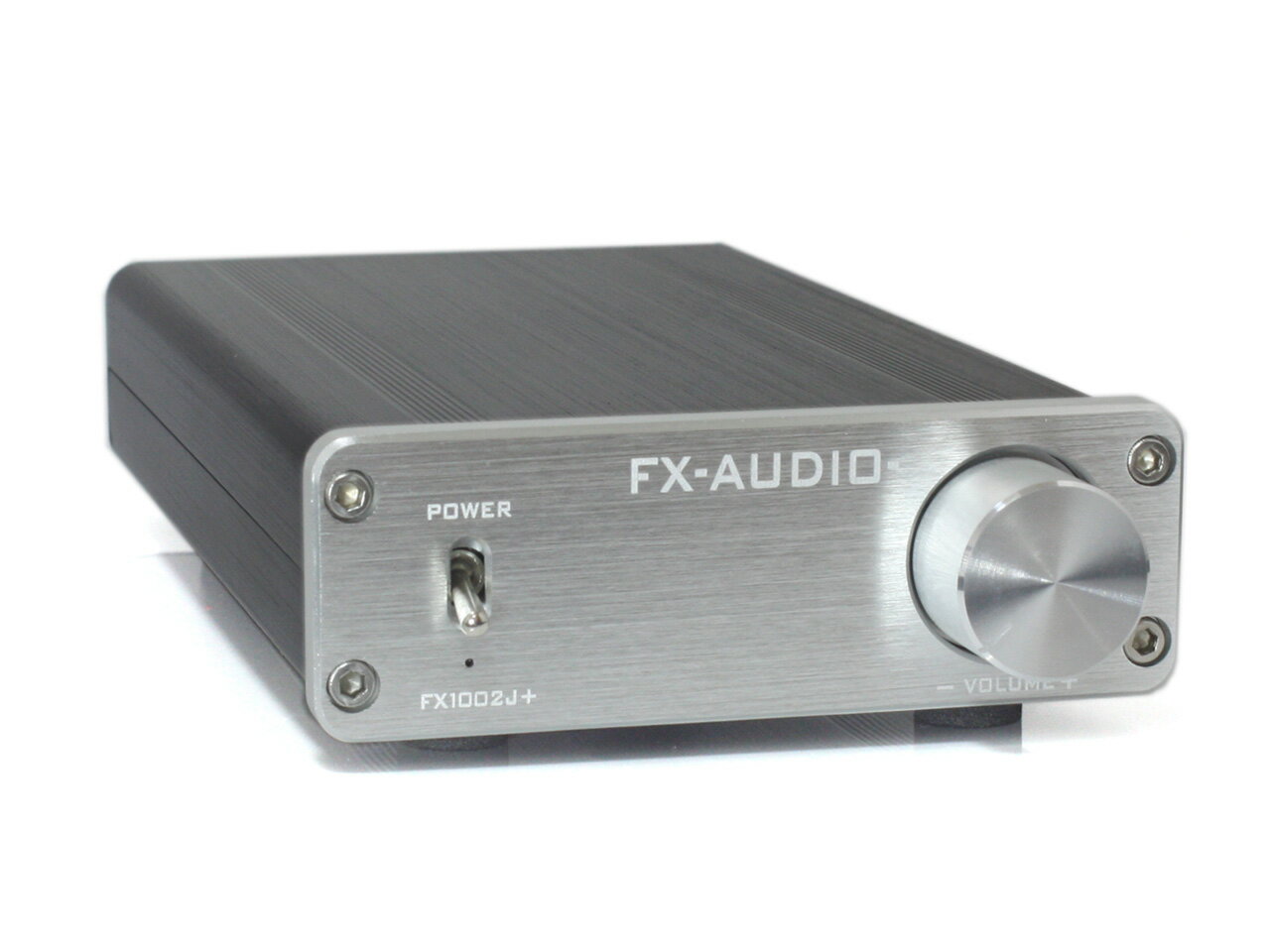 送料無料 FX-AUDIO- FX1002J+[シルバー]TDA7498E搭載デジタルパワーアンプ