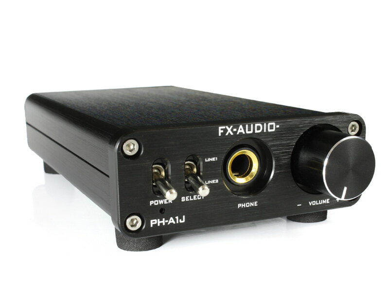 【送料無料】FX-AUDIO- PH-A1J[ブラック]パワートランジスタディスクリート構成ヘッドフォンアンプ