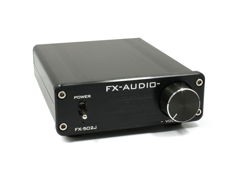 送料無料 FX-AUDIO- FX-502J[ブラック] TPA3116搭載50W×2ch プリメインアンプ