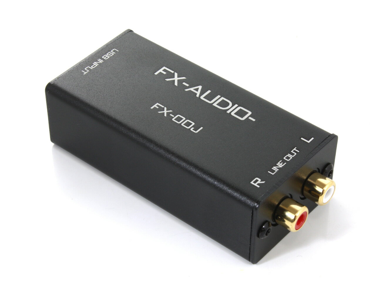 FX-AUDIO- FX-00J USB バスパワー駆動DAC ESS社製ES9023P搭載 USB接続で高音質RCA出力 ハイレゾ対応