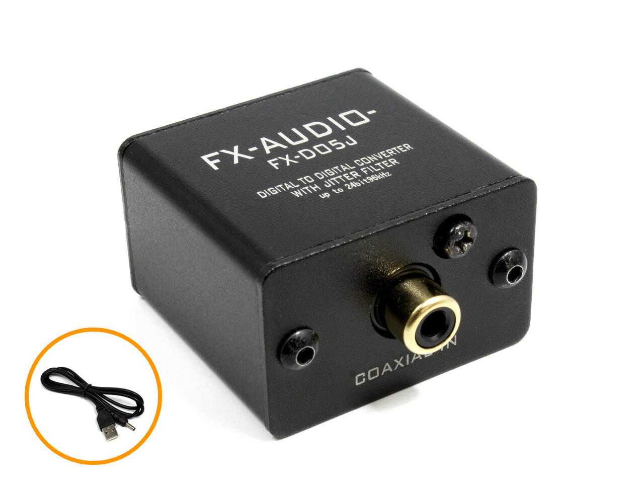 FX-AUDIO- FX-D05J COAXIAL to OPTICAL ハイレゾ対応 SPDIF インターフェースコンバーター 同軸から光へ 変換