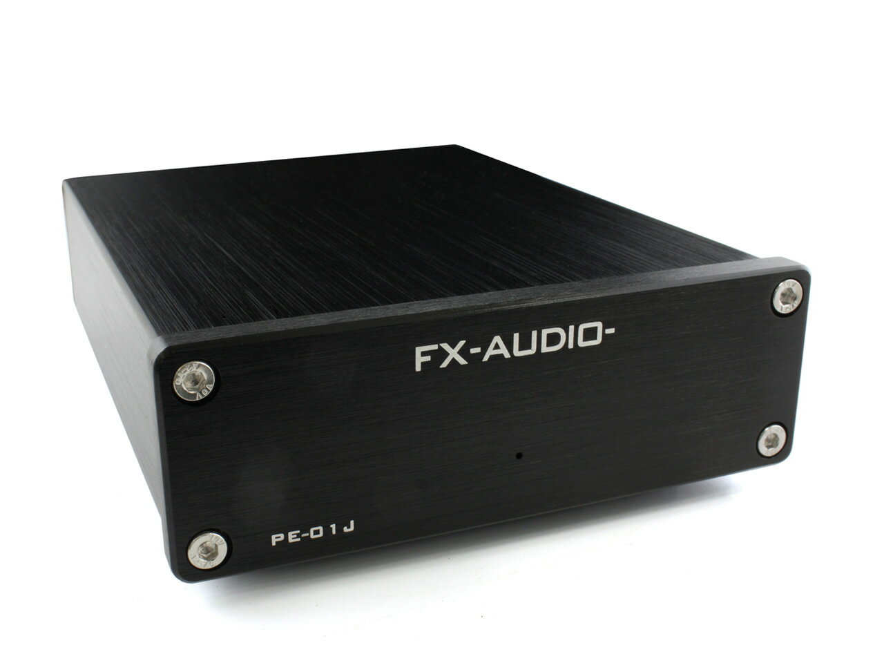 送料無料 FX-AUDIO- PE-01J ブラック MMカートリッジ対応 フォノイコライザー プリアンプ