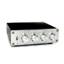 送料無料 FX-AUDIO- LM-01J シルバー 4chステレオミキサー ＆ プリアンプ RCA4系統入力を1出力に合成