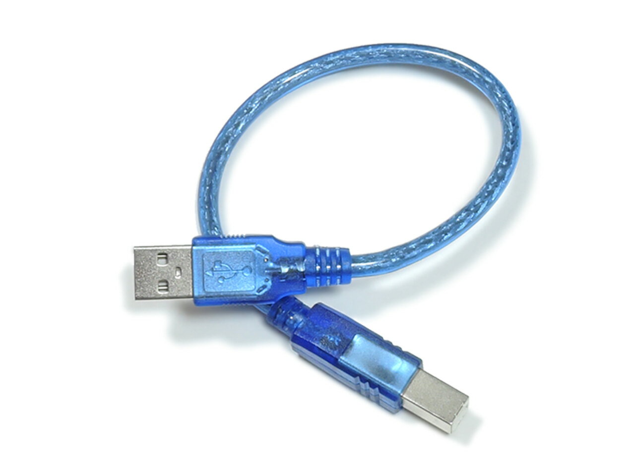 極短！20cm USBケーブル A-B (超ショートタイプ/0.2m) USB2.0