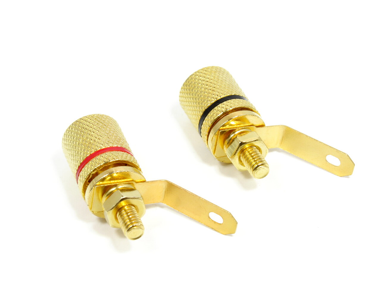 Φ4mmバナナ対応 金メッキ スピーカー・アンプ ターミナル2個セット 非絶縁タイプ nfjapan-10001057 NFJストア 楽天市場店 サンプル画像2