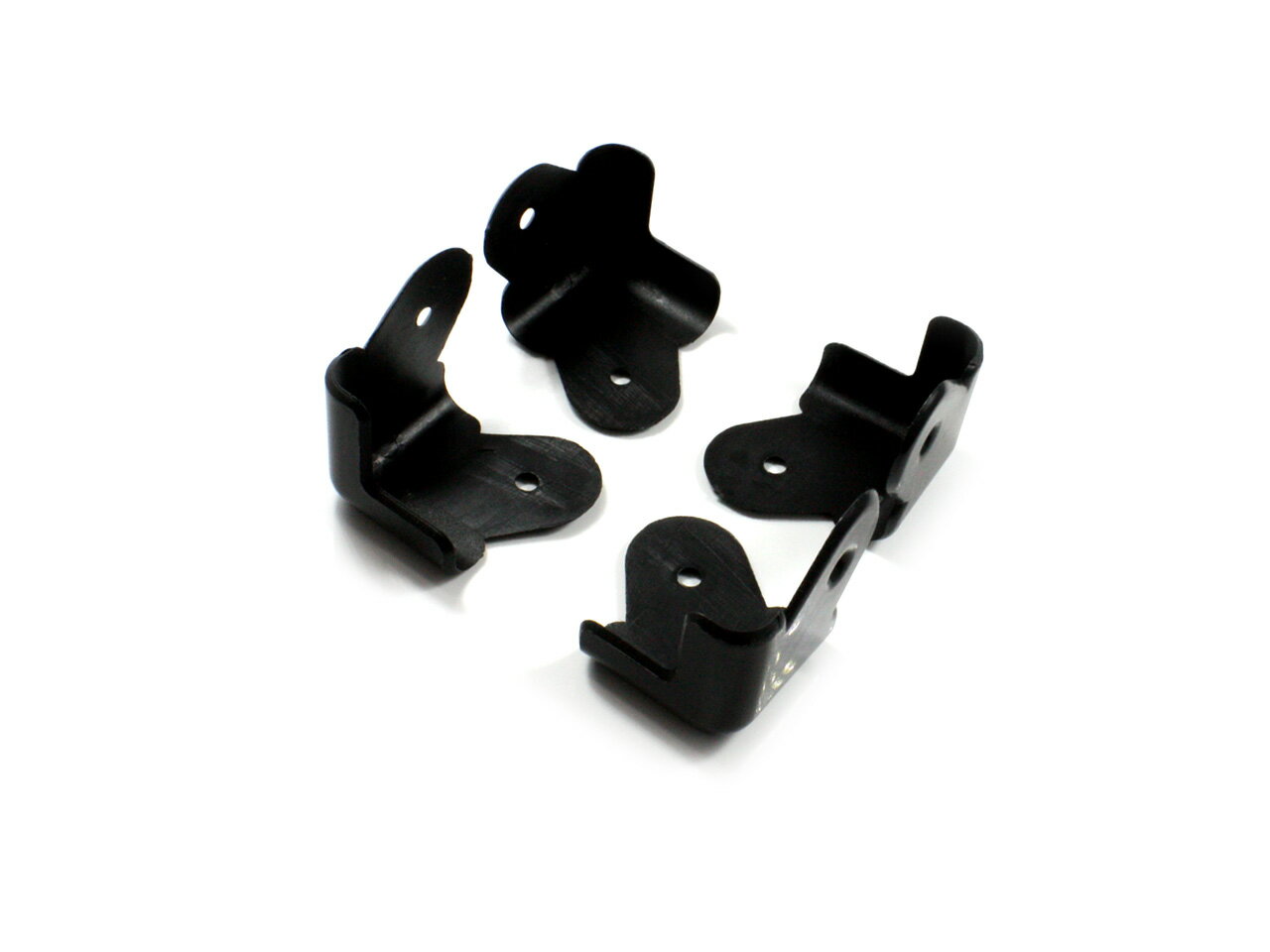 樹脂製 スピーカー コーナーガード 4個セット [ブラック] コーナープロテクター 角を保護