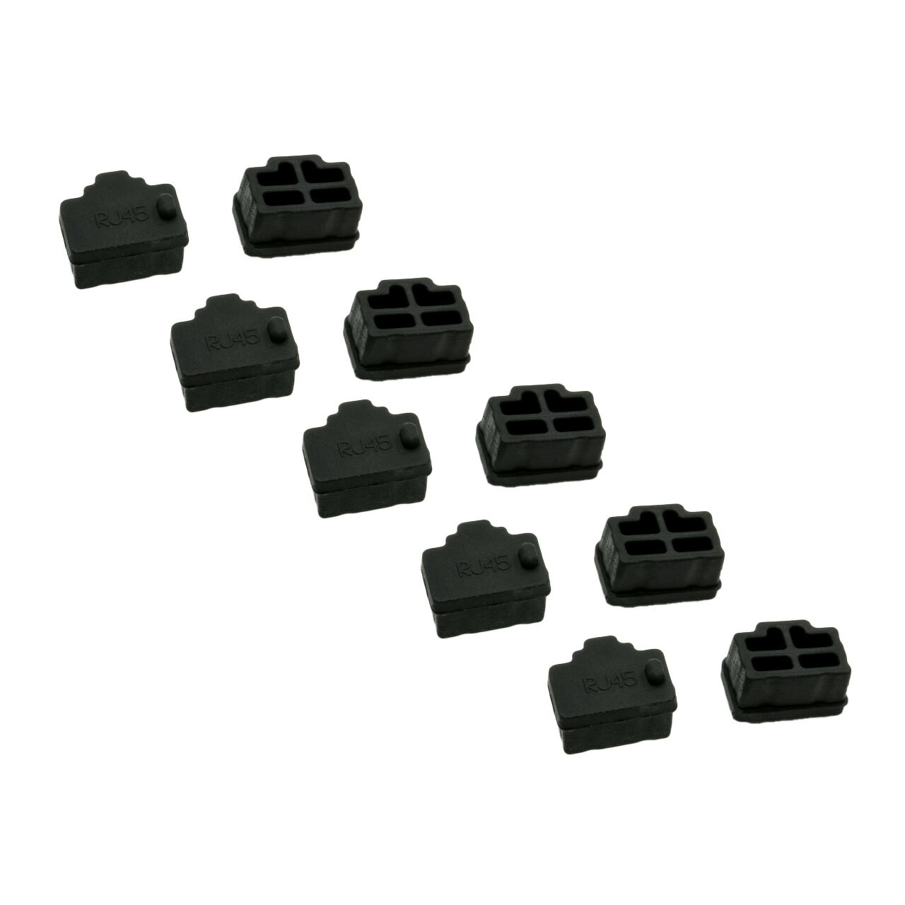 防塵 RJ45 LAN コネクター カバー 保護