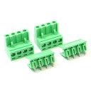 TYPE-B 便利な脱着式!四極ターミナルブロック(4P端子台) 2個セット NFJキット等に