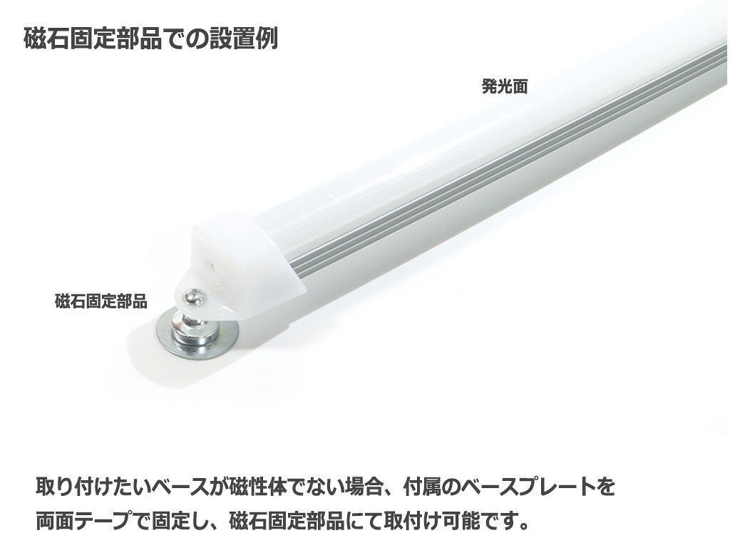 アウトレット特価 SMD型LED20灯 USB接続LED照明 [ホワイト] アルミバータイプ(スイ...