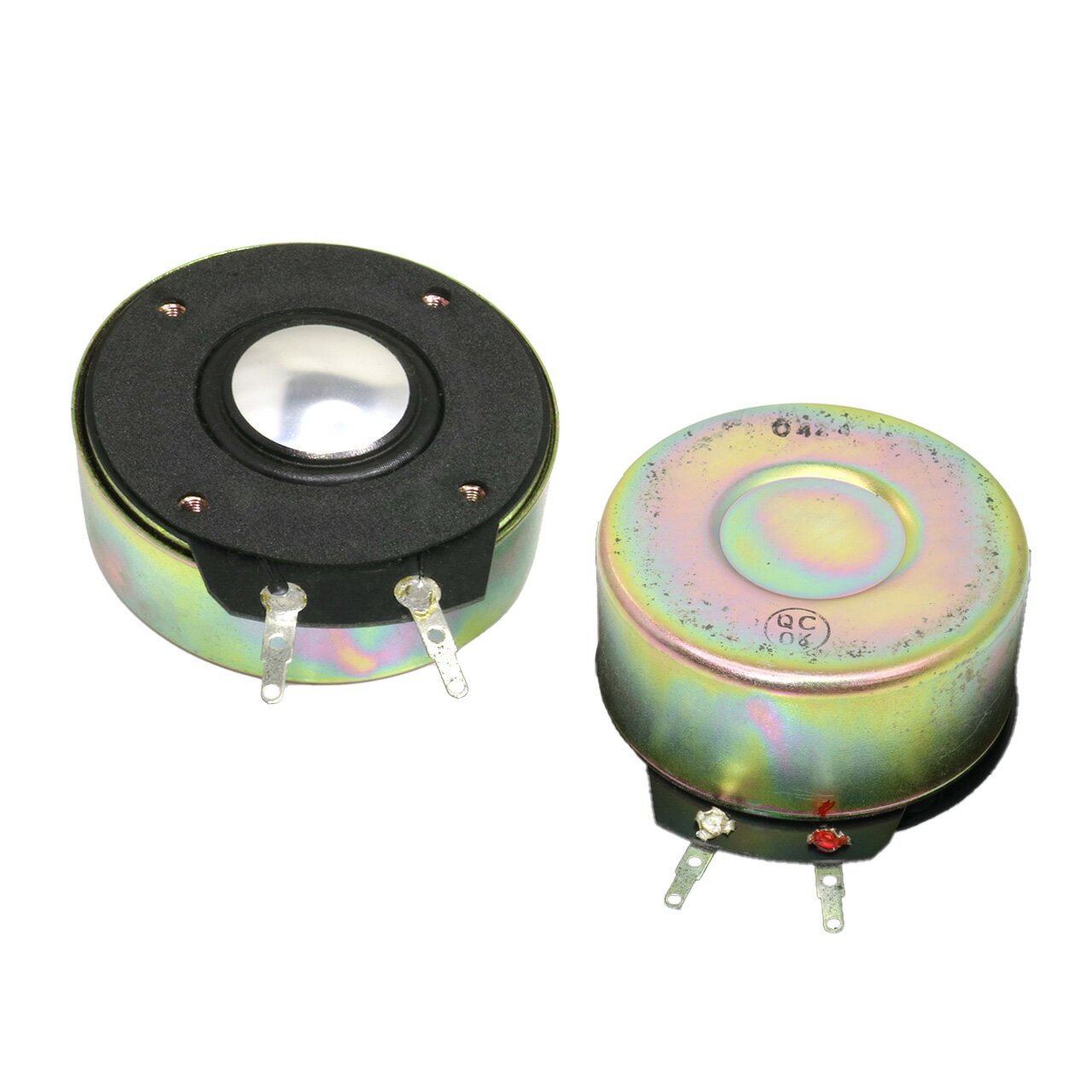 送料無料 Definitive Technology 1インチ アルミドーム ツイーターユニット 6Ω フェイスプレート フロント固定パネルおまけ付き [スピーカー自作/DIYオーディオ]