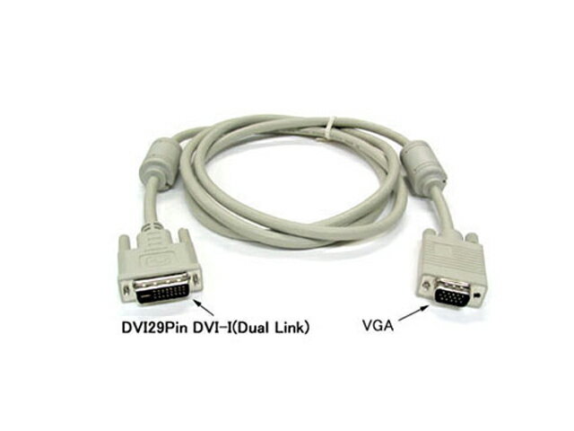29VGA-18　DVI29P(オス)-VGA(オス) 1.8m