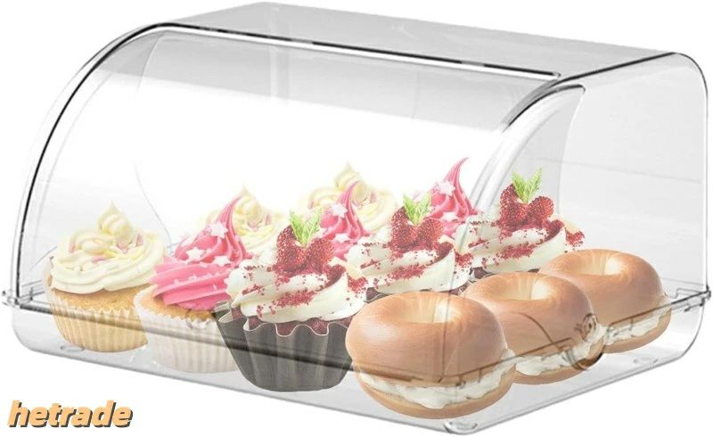 ブレッドケース パンケース 食パン保存ケース 蓋付き 多用途収納ケース 調味料 化...
