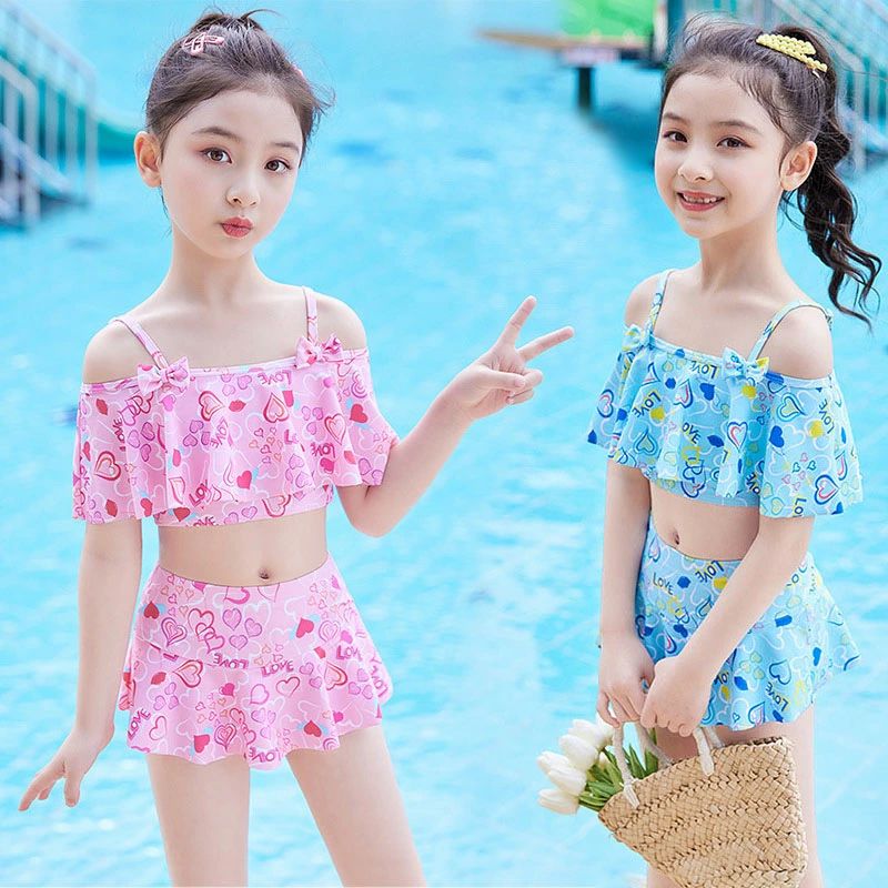 子供水着2点セット キッズ 子供 セパレート タンキニ ジュニア ラッシュガード 水着 女の子 セパレート 女の子 水着 キッズ 水着 女の
