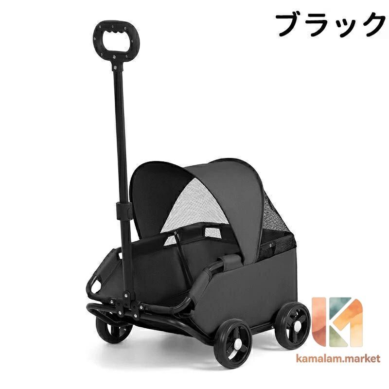 ペットカート 犬用カート ペットベビーカー 犬 猫ケージベビーカー 小型犬 折りた...