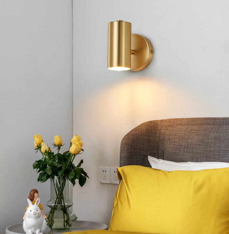 ブラケットライト 北欧 おしゃれ 真鍮 筒形 壁付け LED対応 和風 ベッドライト 壁掛け照明 ナイトライト ベッドルーム 階段 洗面所 寝室 ウォールランプ インテリア照明 書斎 読書 勉強 照明器具 洋室 和室 壁掛けライト シンプル オシャレ ベッドサイドランプ