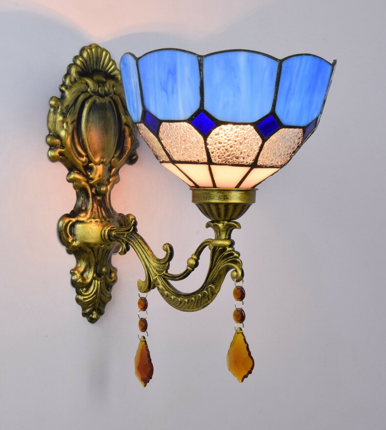 乐天商城 - 壁掛けライト ブラケットライト 室内照明 壁掛け照明 照明器具 led照明 ステンドグラス照明 レトロ ウォールライト 玄関照明 間接照明 おしゃれ リビング 階段 寝室 ダイニング 店舗 カフェ 照明