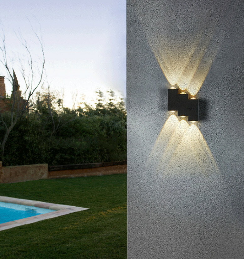 乐天商城 - ブラケットライト 北欧 壁掛けライト 照明器具 ウォールライト 6灯 LED照明 スポットライト 壁掛け照明 ブラケット レトロ 屋外照明 防雨 玄関照明 間接照明 おしゃれ 階段 廊下 戸外 室内も可