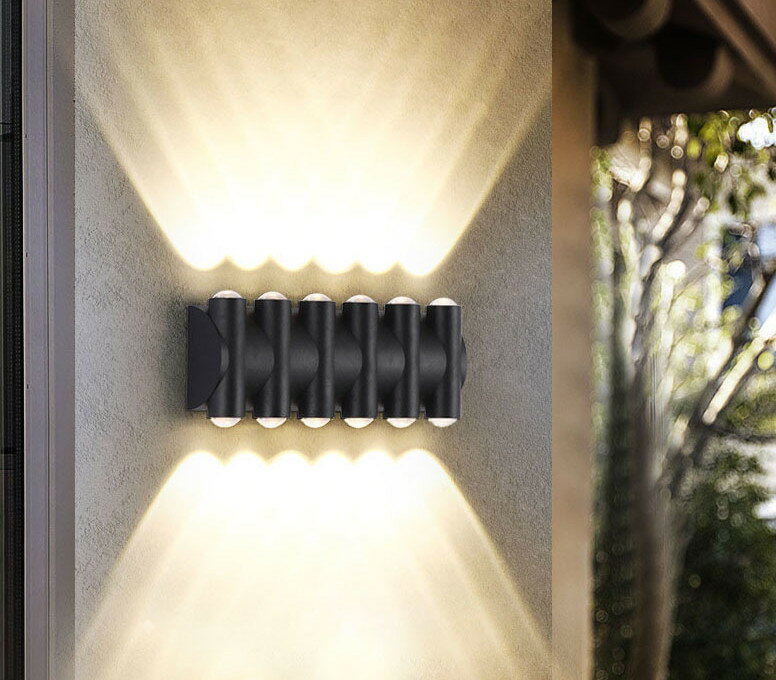 乐天商城 - 壁掛け照明 ブラケットライト 北欧 壁掛けライト 照明器具 ウォールライト LED照明 12灯10灯 スポットライト ブラケット レトロ 屋外照明 防雨 玄関照明 間接照明 おしゃれ 階段 廊下 戸外照明 室内も可