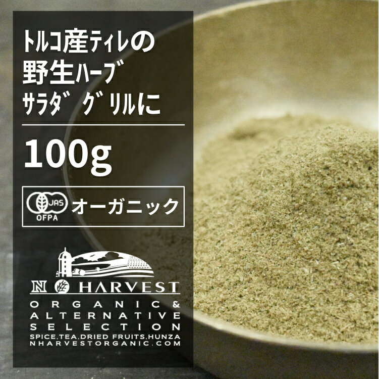 有機オレガノパウダー お得な大容量100g【エヌ・ハーベスト】トルコ産 香辛料 スパイス ハーブ カレー　野生種　肉料理　魚料理 オーガニック 無農薬 有機JAS認定 有機栽培 手作り 香料無添加