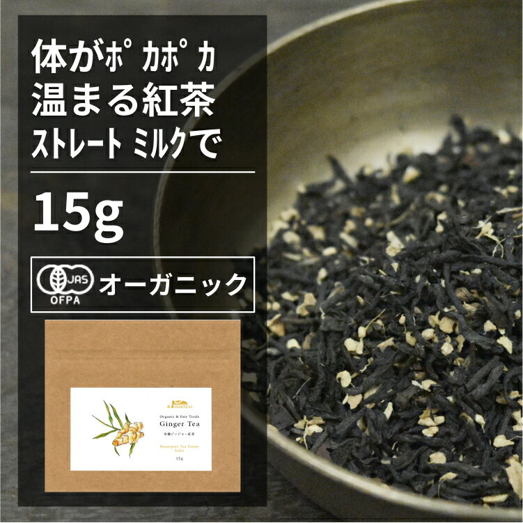 有機ジンジャー紅茶 15g【エヌ・ハ