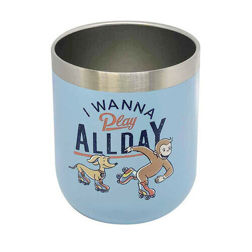 おさるのジョージ CG ステンレスタンブラー ローラースケート