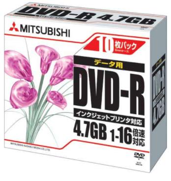 三菱ケミカルメディアDVD−Rデータ